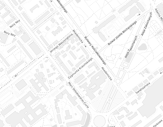 Mapa z adresem organizacji