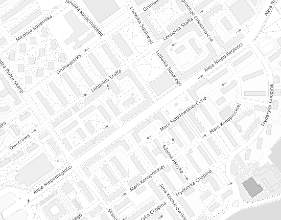 Mapa z adresem organizacji