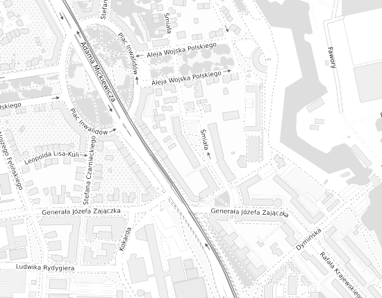 Mapa z adresem organizacji