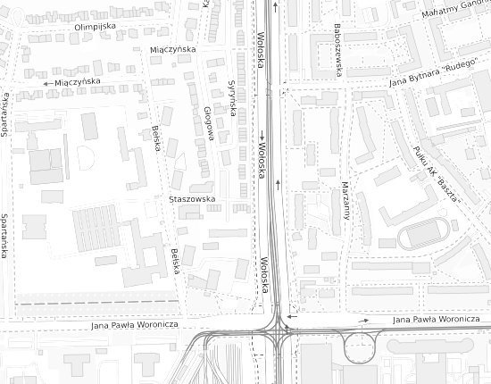 Mapa z adresem organizacji