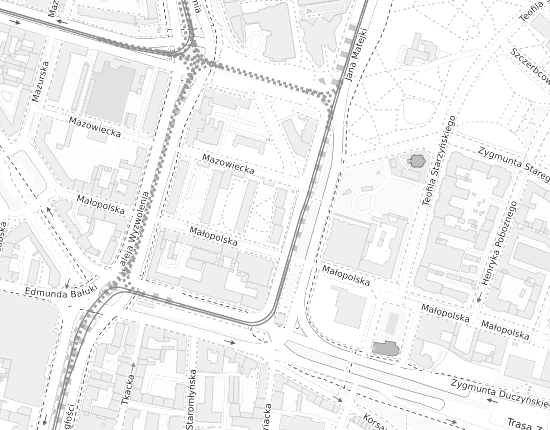 Mapa z adresem organizacji