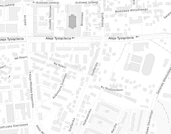 Mapa z adresem organizacji