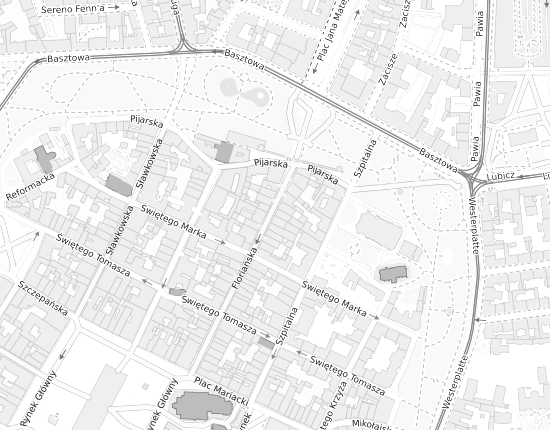 Mapa z adresem organizacji