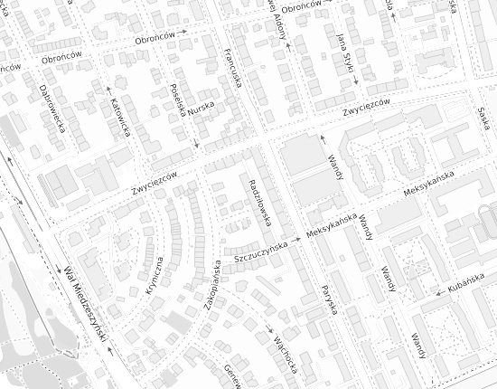 Mapa z adresem organizacji