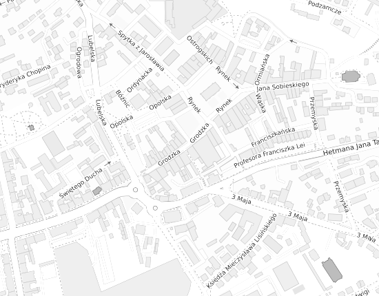 Mapa z adresem organizacji