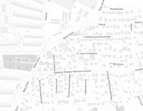 Mapa z adresem organizacji