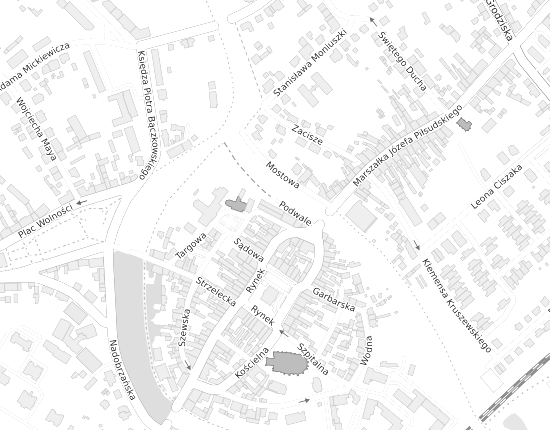 Mapa z adresem organizacji
