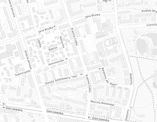 Mapa z adresem organizacji