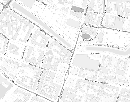 Mapa z adresem organizacji