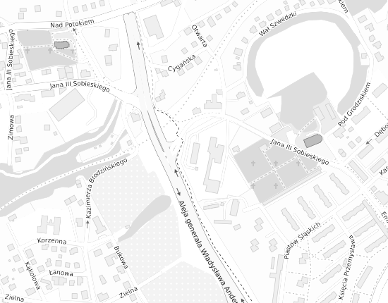 Mapa z adresem organizacji