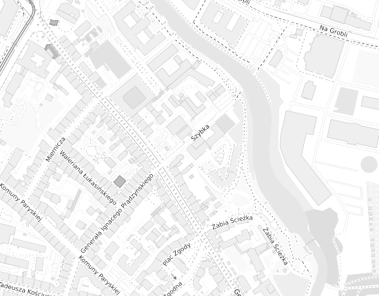 Mapa z adresem organizacji