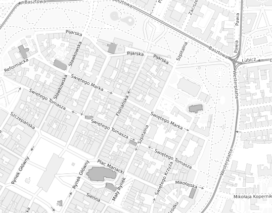 Mapa z adresem organizacji