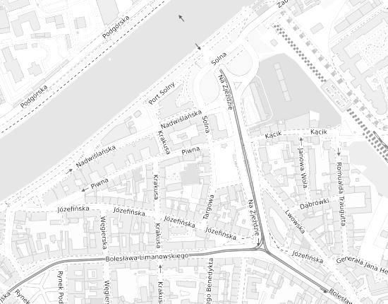 Mapa z adresem organizacji