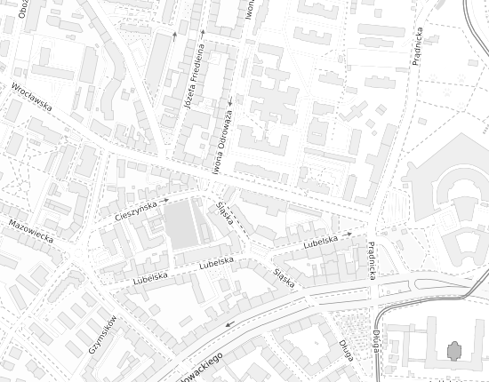 Mapa z adresem organizacji