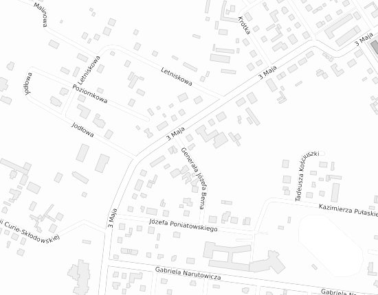 Mapa z adresem organizacji