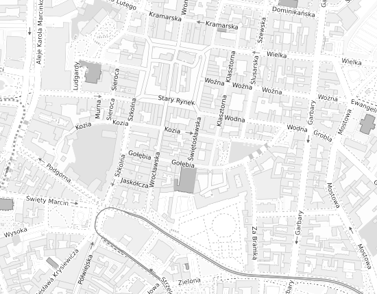 Mapa z adresem organizacji