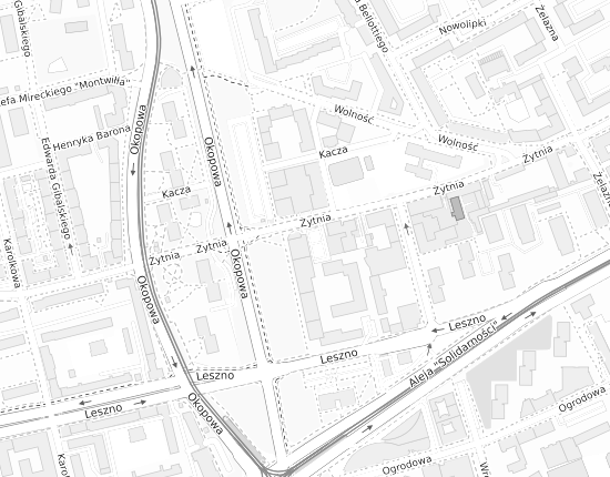 Mapa z adresem organizacji