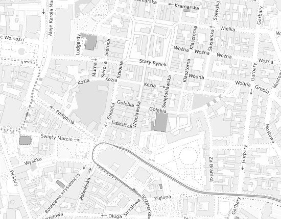 Mapa z adresem organizacji