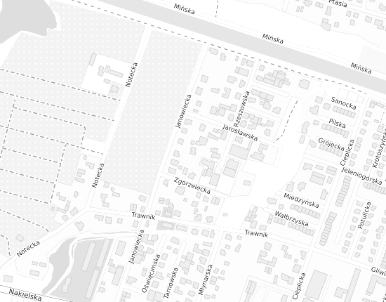 Mapa z adresem organizacji