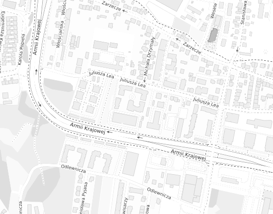 Mapa z adresem organizacji