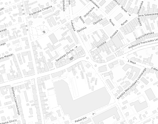 Mapa z adresem organizacji