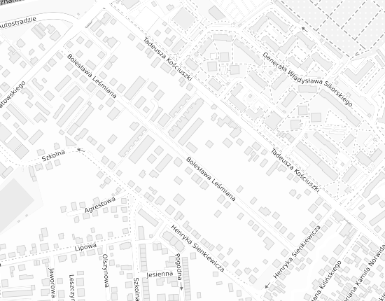Mapa z adresem organizacji