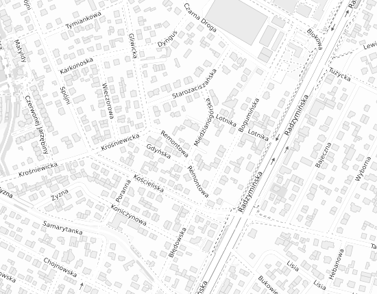 Mapa z adresem organizacji