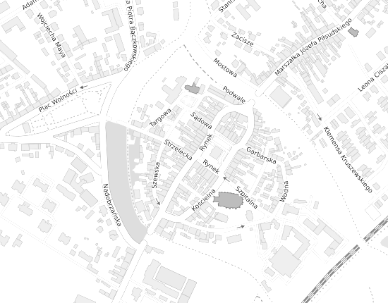 Mapa z adresem organizacji