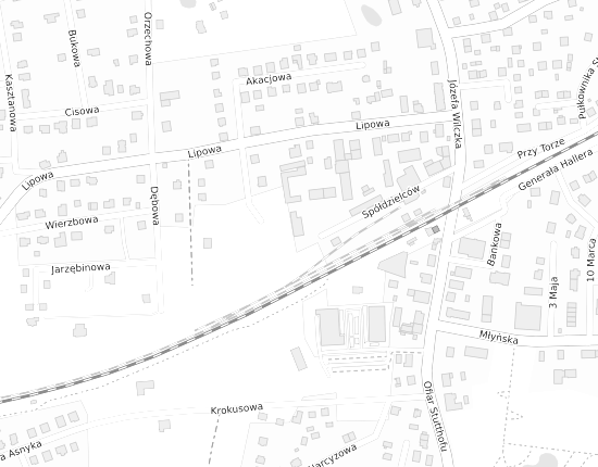 Mapa z adresem organizacji