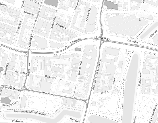 Mapa z adresem organizacji