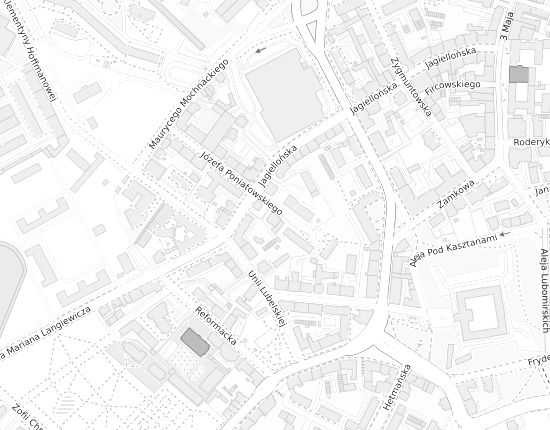 Mapa z adresem organizacji