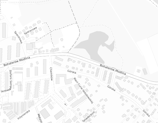 Mapa z adresem organizacji