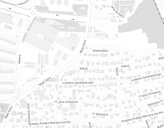 Mapa z adresem organizacji