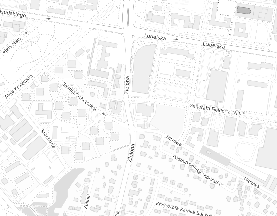 Mapa z adresem organizacji