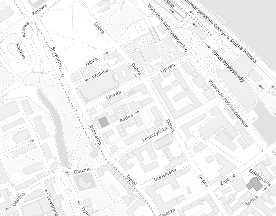 Mapa z adresem organizacji