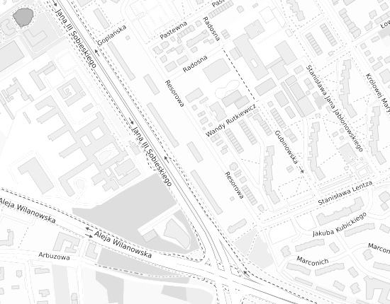 Mapa z adresem organizacji