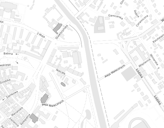 Mapa z adresem organizacji