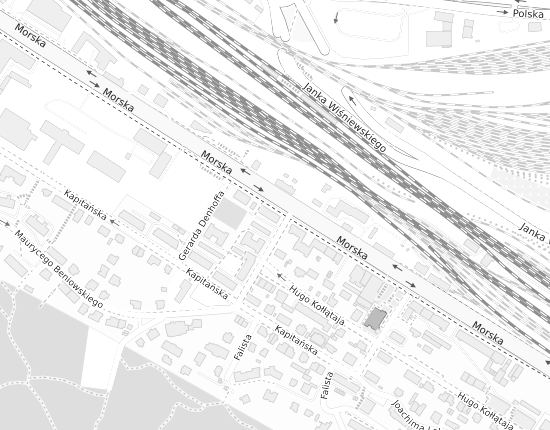 Mapa z adresem organizacji
