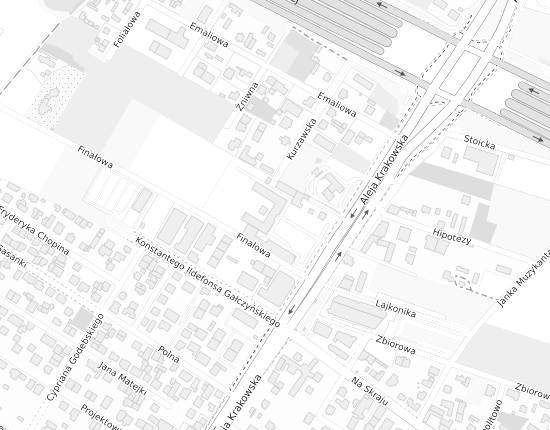 Mapa z adresem organizacji