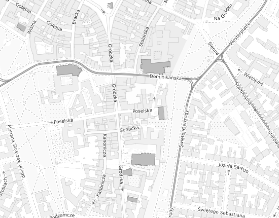 Mapa z adresem organizacji