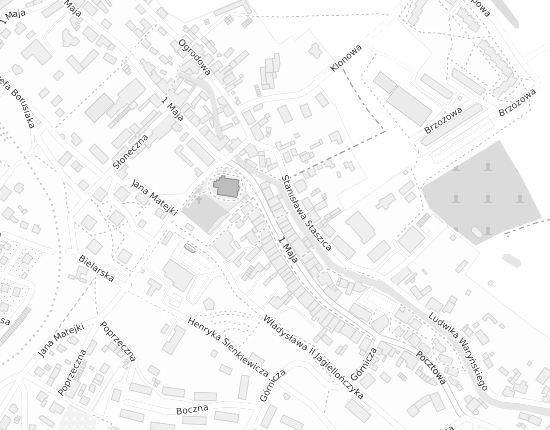 Mapa z adresem organizacji