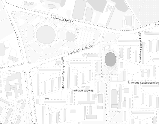 Mapa z adresem organizacji