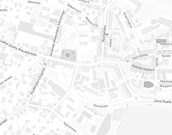 Mapa z adresem organizacji