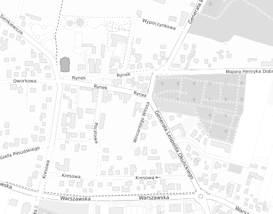 Mapa z adresem organizacji