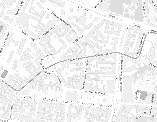 Mapa z adresem organizacji