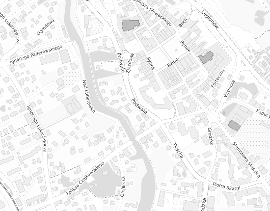Mapa z adresem organizacji