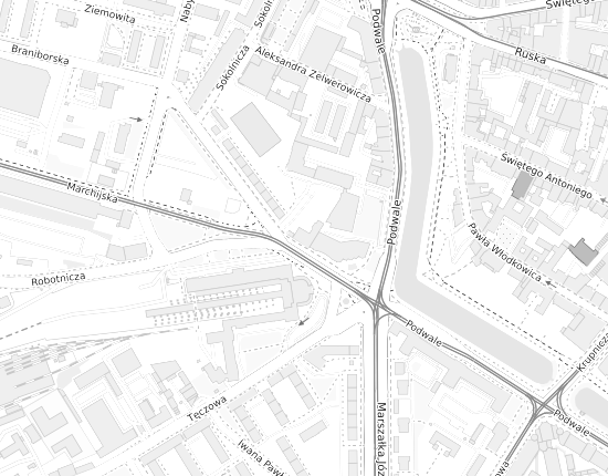Mapa z adresem organizacji