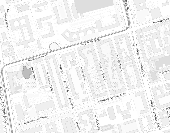 Mapa z adresem organizacji