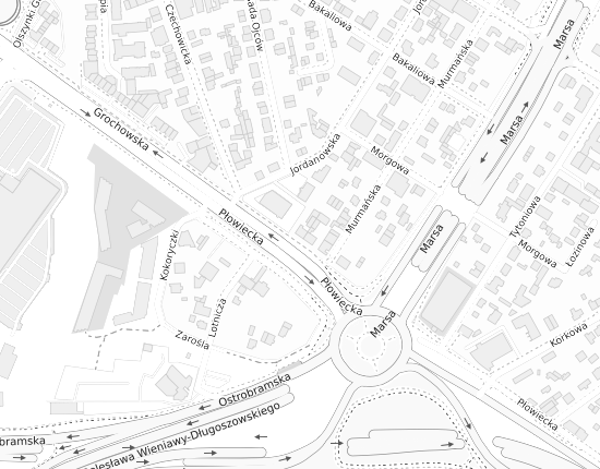 Mapa z adresem organizacji