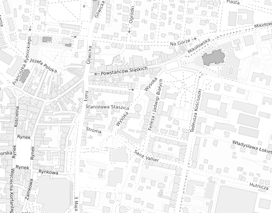 Mapa z adresem organizacji